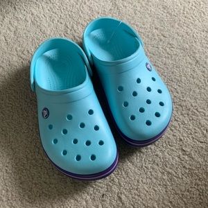 CROCS Blue and Purple